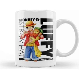 Baskı Dükkanı Monkey D Luffy Straw Hat Kungfu Seal Kupa