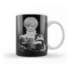 Baskı Dükkanı Monochrome Kaneki Kupa