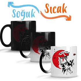 Baskı Dükkanı Mononoke Sumo Sihirli Porselen Kupa