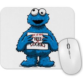 Baskı Dükkanı Monster Cookies Kurabiye Canavarı Mouse Pad