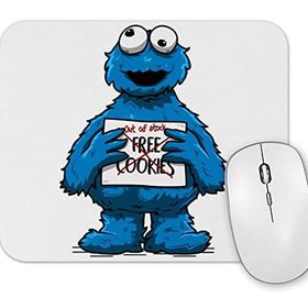 Baskı Dükkanı Monster Cookies Kurabiye Canavarı Mouse Pad