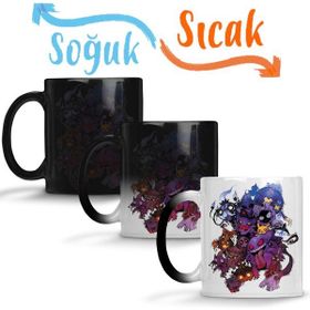Baskı Dükkanı Monster Pokemon Sihirli Kupa Bardak