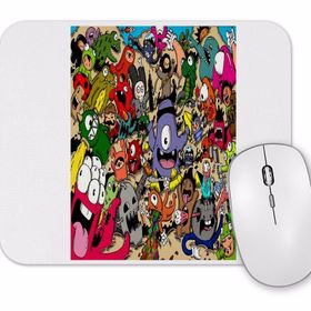 Baskı Dükkanı Monstros Coloridos Mouse Pad