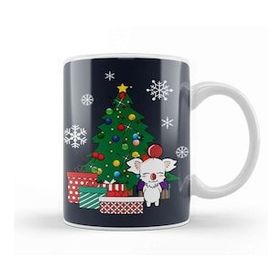 Baskı Dükkanı Moogle Around the Christmas Tree Final Fantasy Kupa