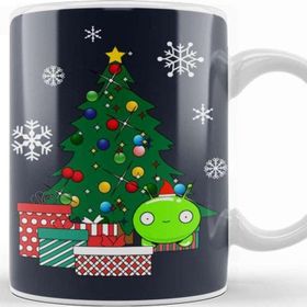 Baskı Dükkanı Mooncake Around The Christmas Tree Final Space Kupa