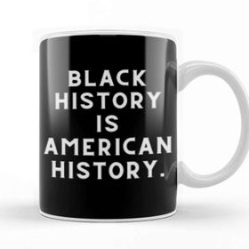 Baskı Dükkanı Morgan Freeman Black History Is American History Kupa