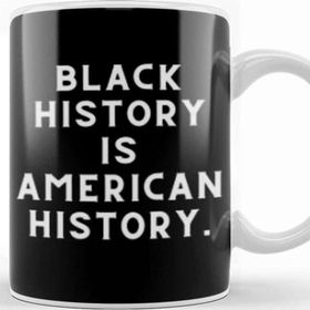 Baskı Dükkanı Morgan Freeman Black History Is American History Kupa