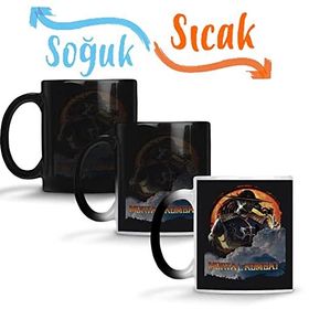 Baskı Dükkanı Mortal Kombat Great Kung Lao Sihirli Porselen Kupa