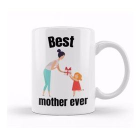 Baskı Dükkanı Mothers Day 2021 Best Cat Mother Ever Kupa