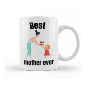 Baskı Dükkanı Mothers Day 2021 Best Cat Mother Ever Kupa
