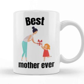 Baskı Dükkanı Mothers Day 2021 Best Cat Mother Ever Kupa
