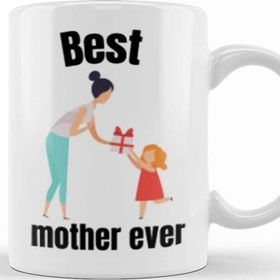 Baskı Dükkanı Mothers Day 2021 Best Cat Mother Ever Kupa