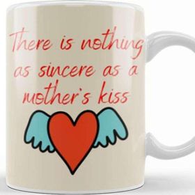 Baskı Dükkanı Mothers Day Cat Best Mother Ever Kupa