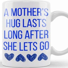 Baskı Dükkanı Mothers Day Life Began With Waking Up And Loving My Mother's Face Kupa