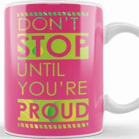 Baskı Dükkanı Motivation Never Give Up Kupa