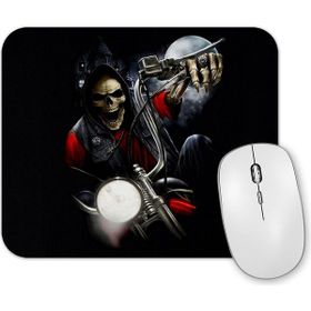 Baskı Dükkanı Moto Caveira Mouse Pad