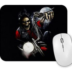 Baskı Dükkanı Moto Caveira Mouse Pad