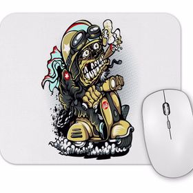 Baskı Dükkanı Motorcycle Punk Mouse Pad