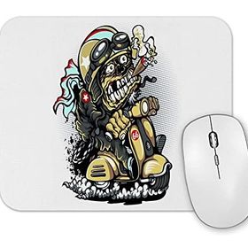 Baskı Dükkanı Motorcycle Punk Mouse Pad