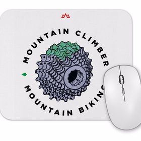 Baskı Dükkanı Mountain Bike Mtb Mountain Climber Branca Mouse Pad
