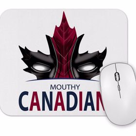 Baskı Dükkanı Mouthy Canadian Mouse Pad