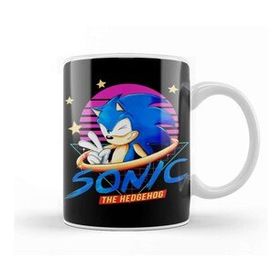 Baskı Dükkanı Movie Sonic With Background Black Sonic Kupa