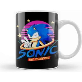Baskı Dükkanı Movie Sonic With Background Black Sonic Kupa
