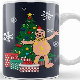 Baskı Dükkanı Mr Blobby Around the Christmas Tree Kupa
