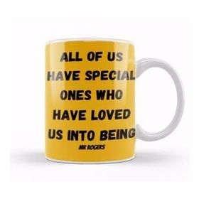 Baskı Dükkanı Mr Fred Rogers Quotes Vintage Retro Style Art Kupa