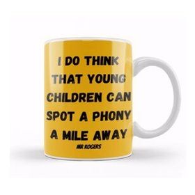 Baskı Dükkanı Mr Fred Rogers Quotes Vintage Retro Style Art Kupa