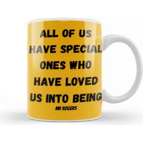 Baskı Dükkanı Mr Fred Rogers Quotes Vintage Retro Style Art Kupa