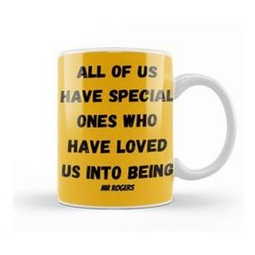 Baskı Dükkanı Mr Fred Rogers Quotes Vintage Retro Style Art Kupa