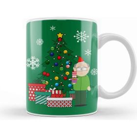 Baskı Dükkanı Mr Garrison Around The Christmas Tree South Park Kupa