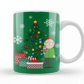 Baskı Dükkanı Mr Garrison Around The Christmas Tree South Park Kupa