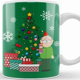 Baskı Dükkanı Mr Garrison Around The Christmas Tree South Park Kupa