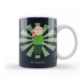 Baskı Dükkanı Mr Garrison Retro Japanese South Park Kupa