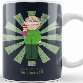 Baskı Dükkanı Mr Garrison Retro Japanese South Park Kupa