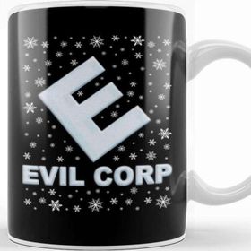 Baskı Dükkanı Mr Robot Evil Corp Christmas Snow Logo Kupa