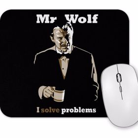 Baskı Dükkanı Mr Wolf I Solve Problems Mouse Pad