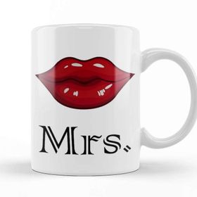 Baskı Dükkanı Mrs Dudak Kupa
