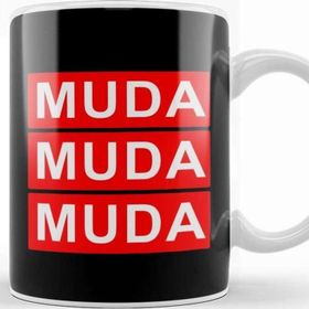Baskı Dükkanı Muda Muda Muda English Text Jojo's Bizarre Adventure Kupa