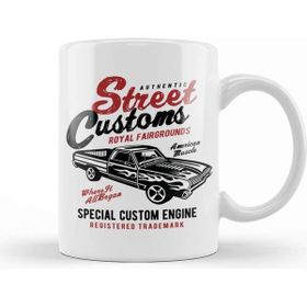 Baskı Dükkanı Muscle Car Street Custom Kupa