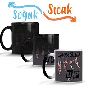 Baskı Dükkanı Muscle Up 01 Sihirli Porselen Kupa