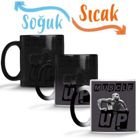Baskı Dükkanı Muscle Up 02 Sihirli Porselen Kupa