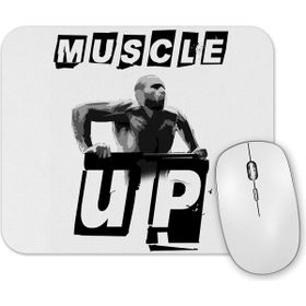 Baskı Dükkanı Muscle Up Men Mouse Pad