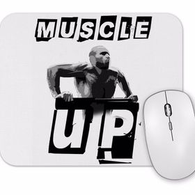 Baskı Dükkanı Muscle Up Men Mouse Pad