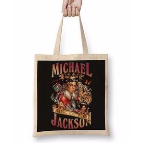 Baskı Dükkanı Music King Of Pop Mıckael Jackson Bez Çanta