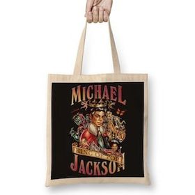 Baskı Dükkanı Music King Of Pop Mıckael Jackson Bez Çanta