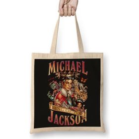 Baskı Dükkanı Music King Of Pop Mıckael Jackson Bez Çanta