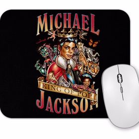 Baskı Dükkanı Music King of Pop Mıckael Jackson Mouse Pad